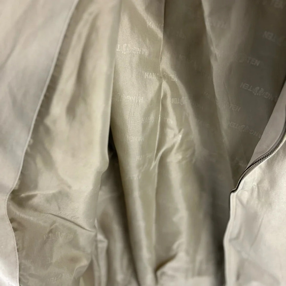 Vintage Hang Ten Men's Beige Bomber style Jacket Size L Casual Lightweight - Picture 5 of 10